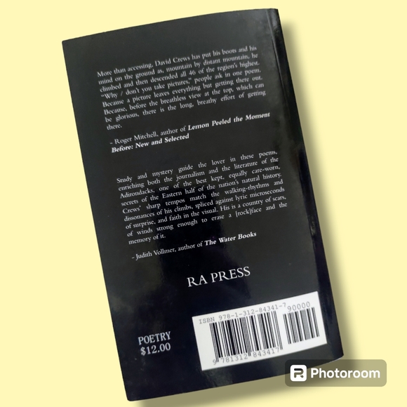 Lot/2 Signed David Crews Poems High Peaks & Wander-Thrush Poetry Books - Picture 7 of 9